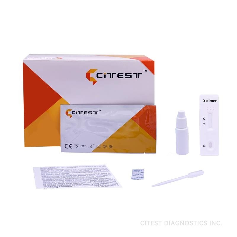 CE 500ng/ML D Dimer Rapid Test Kit DIC DVT PE Cardiac Marker Test Kit